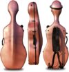 WUQIMUSC Cello Case 4/4 Carbon Fiber Braided