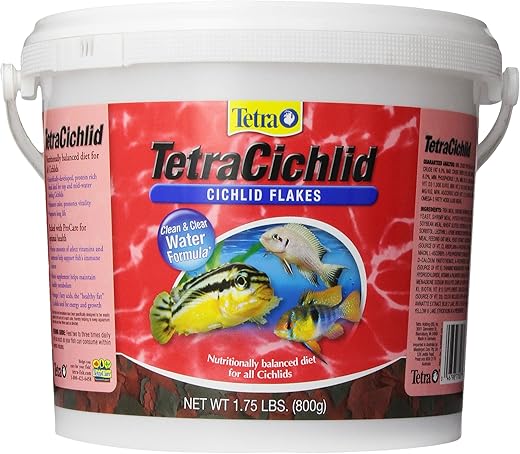 Tetra Cichlid Flakes 1.75 Pounds, Advanced Formula