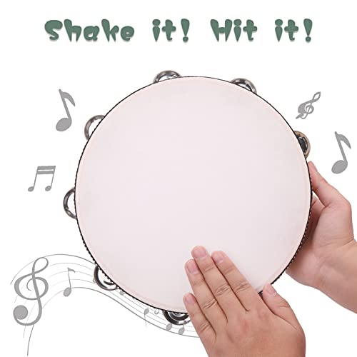 CKVIHAV 2Pack 10 Inch Double Row Tambourine - Image 5