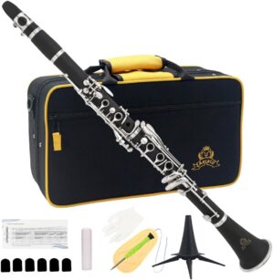 Yasisid Clarinet For Beginner With Stand, Case