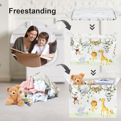 Clastyle Woodland Animal Baby Basket Organizer - Image 3
