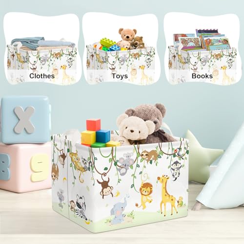 Clastyle Woodland Animal Baby Basket Organizer - Image 5