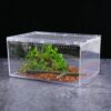 SLAMTOOP Clear Acrylic Reptile Terrarium Enclosure