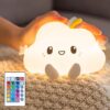 Mubarek Cloud Night Light, 16 Colors, Dimmable, Kawaii