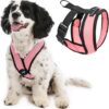 Gooby Comfort X Head in Harness – Pink, Small Harness Patented Choke-Free X Frame – Perfect on The Go Harness for Medium Dogs No Pull or Small Dogs for Indoor and Outdoor Use