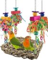 KATUMO Conure Toys: Grass Swing Mat Hammock