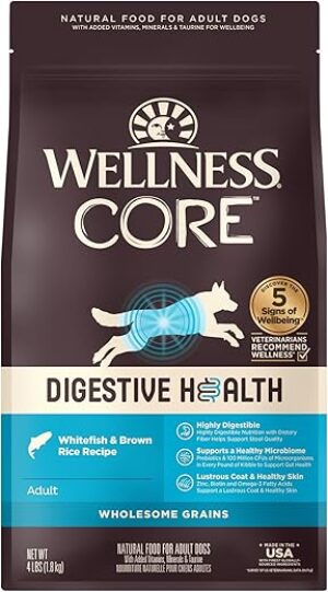 Wellness Core Digestive Health Dog Food, Whitefish