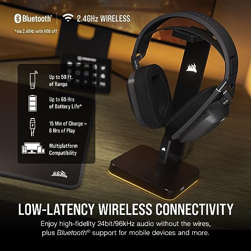 Corsair Corsair HS80 MAX Wireless Multiplatform Gaming Headset - Image 3