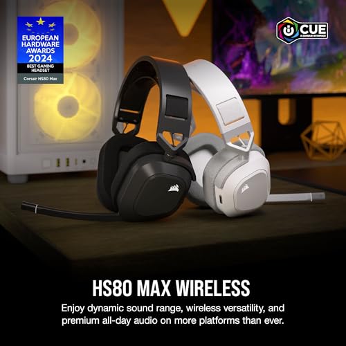 Corsair Corsair HS80 MAX Wireless Multiplatform Gaming Headset - Image 2