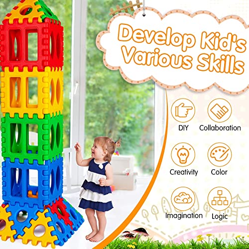 Costzon 32 Pieces Jumbo Building Blocks Set - Image 4