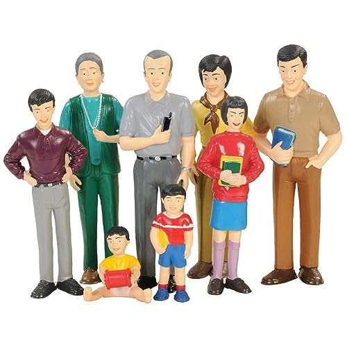 Cre8tive Minds Multi-Ethnic Pretend Play Family Set - 32 Pieces - Image 3