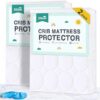 Biloban Crib Mattress Protector Sheets Waterproof 2 Pack