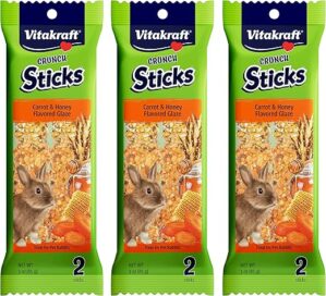 Vitakraft Crunch Sticks Rabbit Treat – Carrot Honey