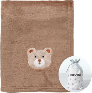 CREVENT Cute Cozy Fluffy Warm Baby Blanket