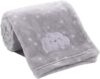 CREVENT Cute Cozy Fluffy Warm Baby Blanket – Grey Cloud