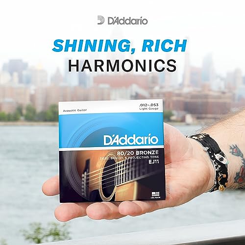 D'Addario Acoustic Guitar Strings - EJ11-3D - Light - Image 4