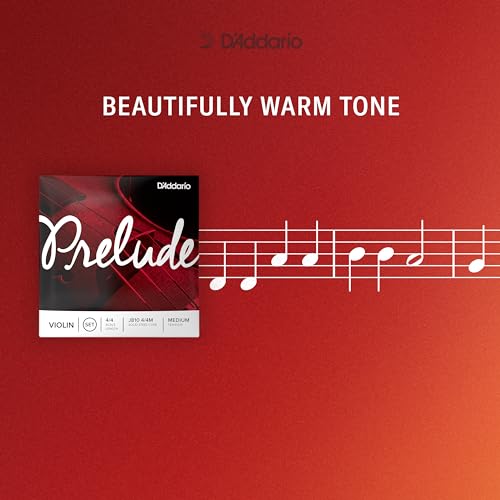 D'Addario Prelude Violin String Set, J810 4/4M - Image 5