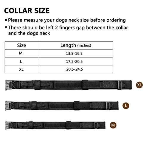DAGANXI Tactical Dog Collar With Heavy Metal Buckle - Image 3