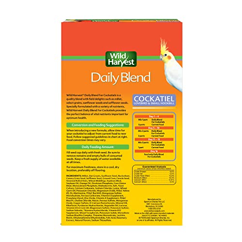 Daily Blend Bird Nutrition, 2 Pound, Orange, 32 Oz - Image 2