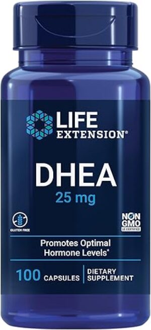 Life Extension DHEA Hormone Balance Supplement Capsules