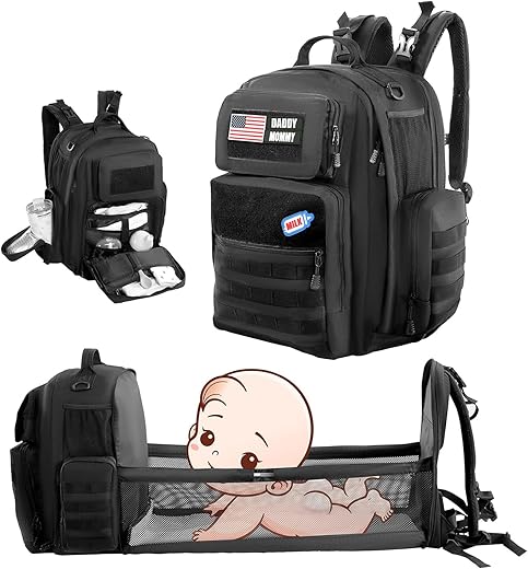 MABOZOO Diaper Bag Backpack With Changing Station