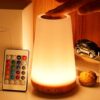 THAUSDAS Dimmable Touch Lamp For Bedroom, 13 RGB Colors