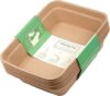 EarthPaws Disposable Recycled Cat Litter Box, 7-Pack