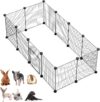 LANGXUN DIY Small Animal Pet Playpen with Door