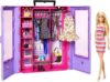 Barbie Doll Playset: Ultimate Closet With Clothes