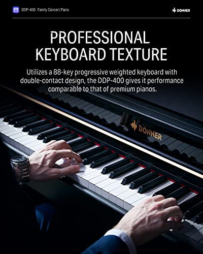 Donner 88 Key Weighted Keyboard Piano Full Size - Image 4