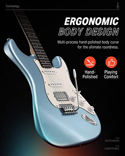 Donner DST-152R Electric Guitar Starter Set - Image 3