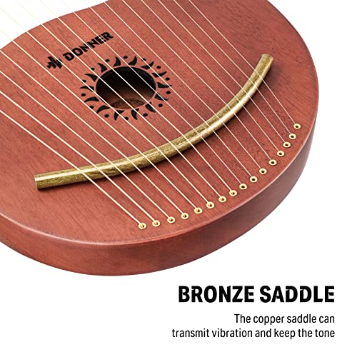 Donner Lyre Harp DLH-003 With Accessories - Image 2
