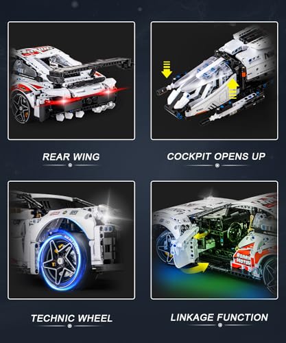 DOSCOR 1:10 Scale Super Car Building Kit - Image 4
