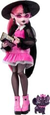 Monster High Draculaura Doll with Pet Bat-Cat Count