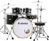Donner Drum Set With Practice Mute Pad, DDS-520