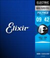 Elixir Electric Guitar Strings, Nickel Plated, Super Light 9-42