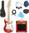 Master Play Electric Guitar With Starter Kit, Red