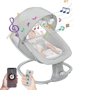 ErmeiRabbit Electric Remote Control Baby Bouncer