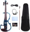WUQIMUSC Electric Viola 16 Inch EL8 (Blue-5 String)