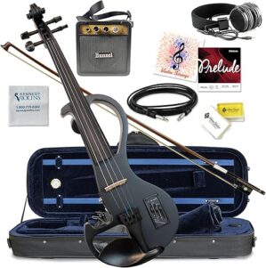 Kennedy Violins Electric Violin With Carrying Case And Accessories