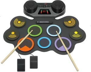 Croove Electronic Drum Set For Kids – 9 Pads