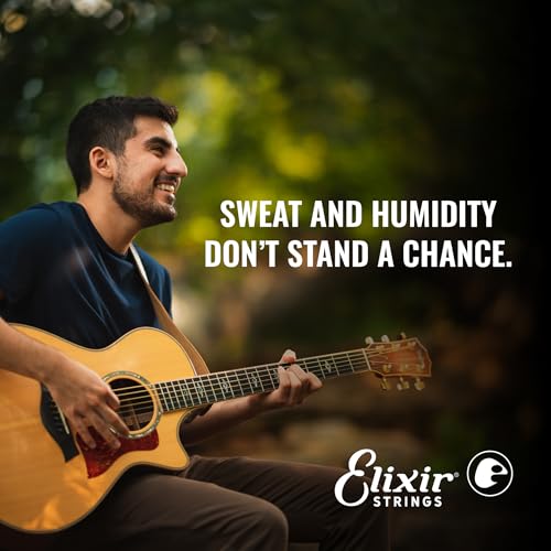 Elixir Acoustic Guitar Strings, Phosphor Bronze, Light 12-53 - Image 5