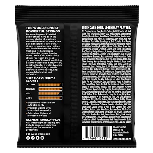 Ernie Ball Hybrid Slinky Cobalt Electric Guitar Strings - 9-46 Gauge - Image 2