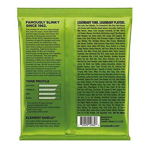 Ernie Ball Regular Slinky Bass Strings, P02832 - Image 2