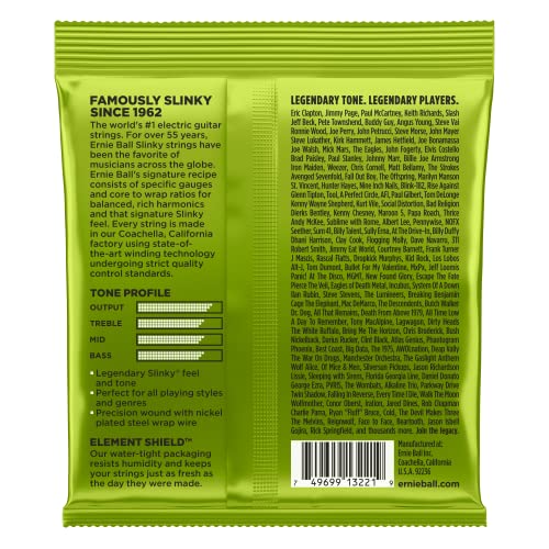 Ernie Ball Regular Slinky Nickel Wound Guitar Strings 10-46 Gauge - Image 2