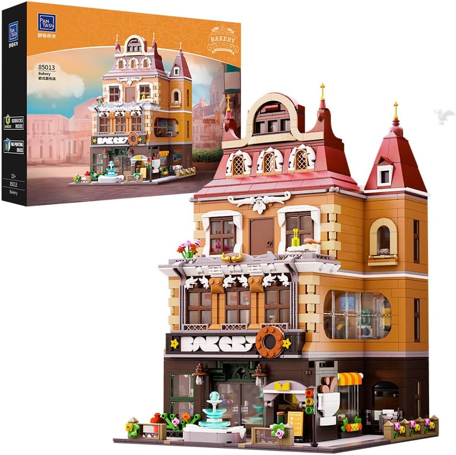 puremind European Bakery Modular Building Set, 1234AB