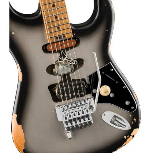 EVH Frankenstein Series Relic Guitar - Silverburst - Image 3