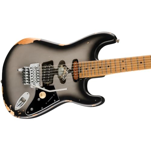 EVH Frankenstein Series Relic Guitar - Silverburst - Image 4