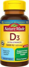 Nature Made Extra Strength Vitamin D3 5000 IU Softgels