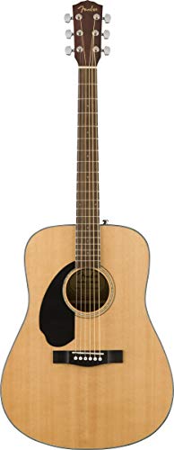 Fender CD-60S Solid Top Dreadnought Acoustic Guitar Bundle - Image 2